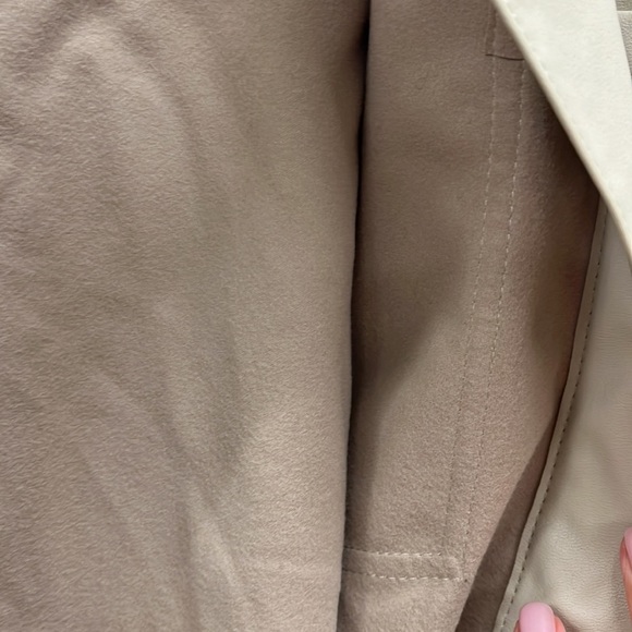 AG Jeans Vegan Leather Chelsea Jacket M in Tan SWOL - Picture 9 of 11